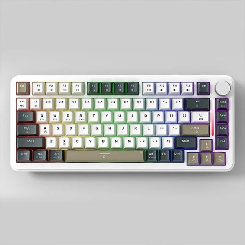 Bàn phím Gaming E-Dra EK375W White | Wireless, linear switch
