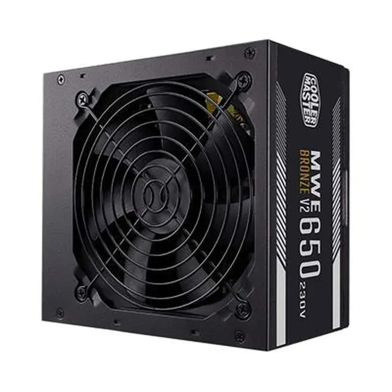 Nguồn Máy Tính Cooler Master 650W MWE Bronze V2 80 Plus (MPE-6501-ACABW-BEU)+ Dây Nguồn Máy Tính máy tính