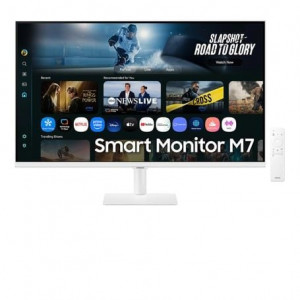 Màn Hình Máy Tính Thông Minh 4k Samsung Vision AI LS32FM701UEXXV | 32 inch, UHD, VA, 60Hz, Wifi, BT, remote, trắng