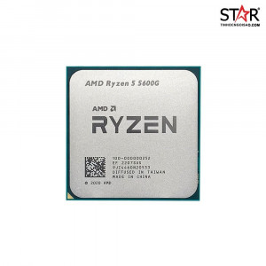 CPU Tray AMD Ryzen 5 5600G | AM4, Upto 4.40 GHz, 6C/12T, 16MB, Tray, Không Fan