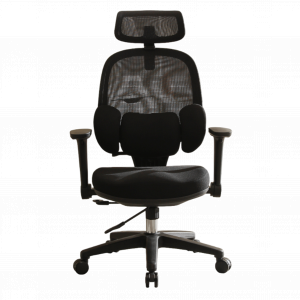 Ghế công thái học Manson E3 Lite | Butterfly Wing, đen, piston class 3, tay 2D, tựa đầu 2D