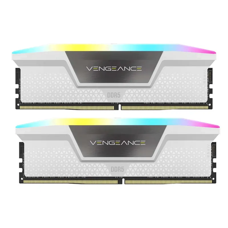 Ram Corsair Vengeance RGB 64GB | 32GB x 2, DDR5, 5200MHz (CMH64GX5M2B5200C40W)