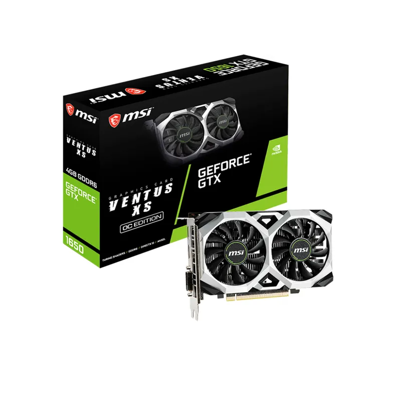 Card màn hình cũ Msi Gtx 1650 Ventus Xs Oc D6 4GB