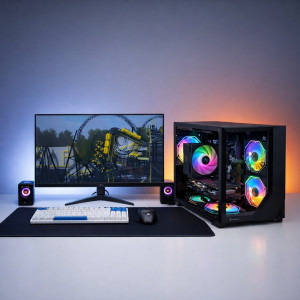 PC Gaming Xeon E5 2673 V3 | GTX 750 Ti 2GB cũ | RAM 16GB | SSD 256GB | Kèm Màn 22 inch