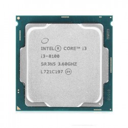 [Xả Hàng] CPU Tray Intel Core i3 8100 (3.60 GHz, 4 nhân, 4 luồng, LGA 1151, Cache 6MB)