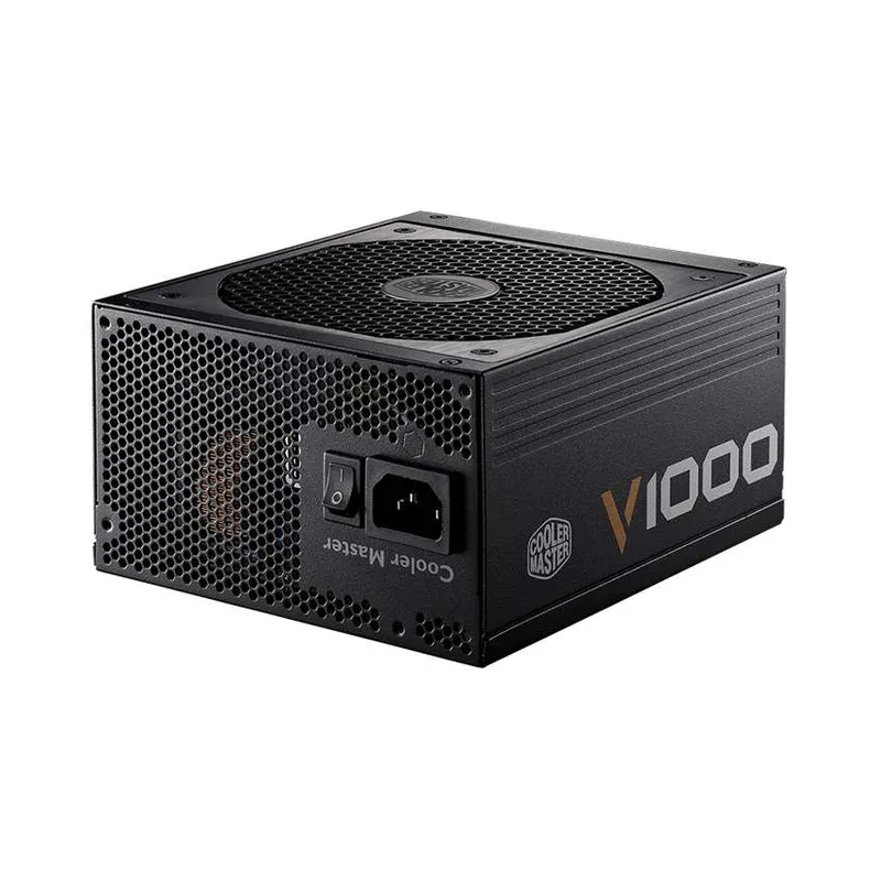 Nguồn Máy Tính Cooler Master 1000W Gold 80 Plus Đen V1000