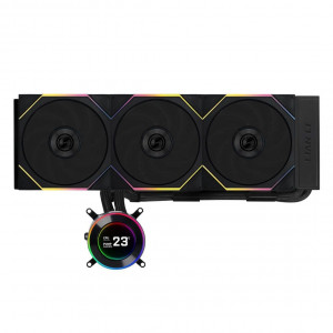 Tản nhiệt nước Lian Li HydroShift II LCD 360TL | ARGB Display, Đen (Chiếc)