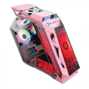 Vỏ Case VSP ESPORT ROG ES1 Gaming (No Fan) (Hồng)