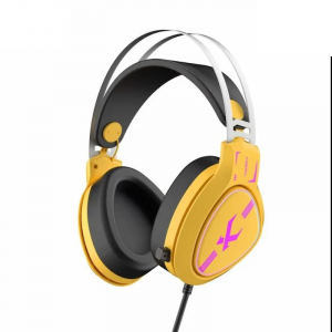 Tai nghe Gaming Xiberia V30 | Có dây (USB), Overear, RGB, Vàng