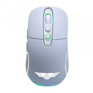 Chuột gaming Newmen WGX6 | Wireless 2.4Ghz, 12000 DPI, 110g, RGB, Trắng