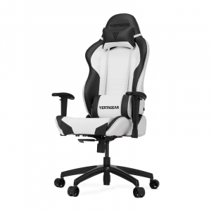 Ghế gaming VERTAGEAR SL2000 | Trắng đen, 100kg, Chân xoay, Da PU