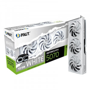 Card màn hình NVIDIA RTX 5070 Palit White OC | 12GB GDDR7, 6144 CUDA