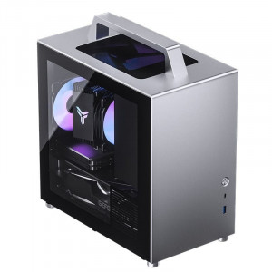 Vỏ Case Jonsbo T8 Plus Silver | Mini-ITX, PSU ATX