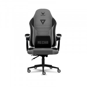 Ghế gaming CENTAUR MECHA | Xám, 150kg, Chân quỳ, Lưng vải