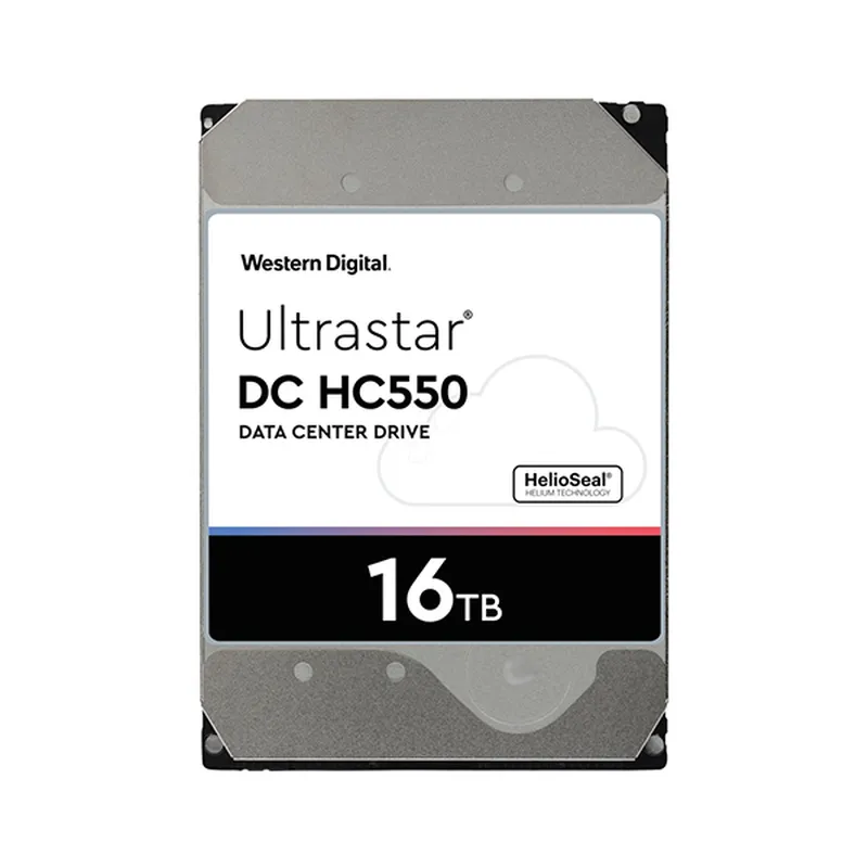 Ổ cứng HDD WD Ultrastar HC550 16TB (WUH721816ALE6L4) | SATA III, 3.5", 7200RPM