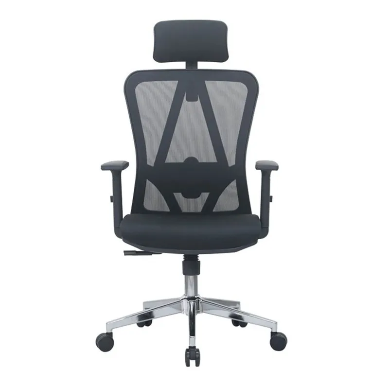 Ghế công thái học E DRA EEC213 | Đen, 120kg, Chân xoay, Lưng lưới