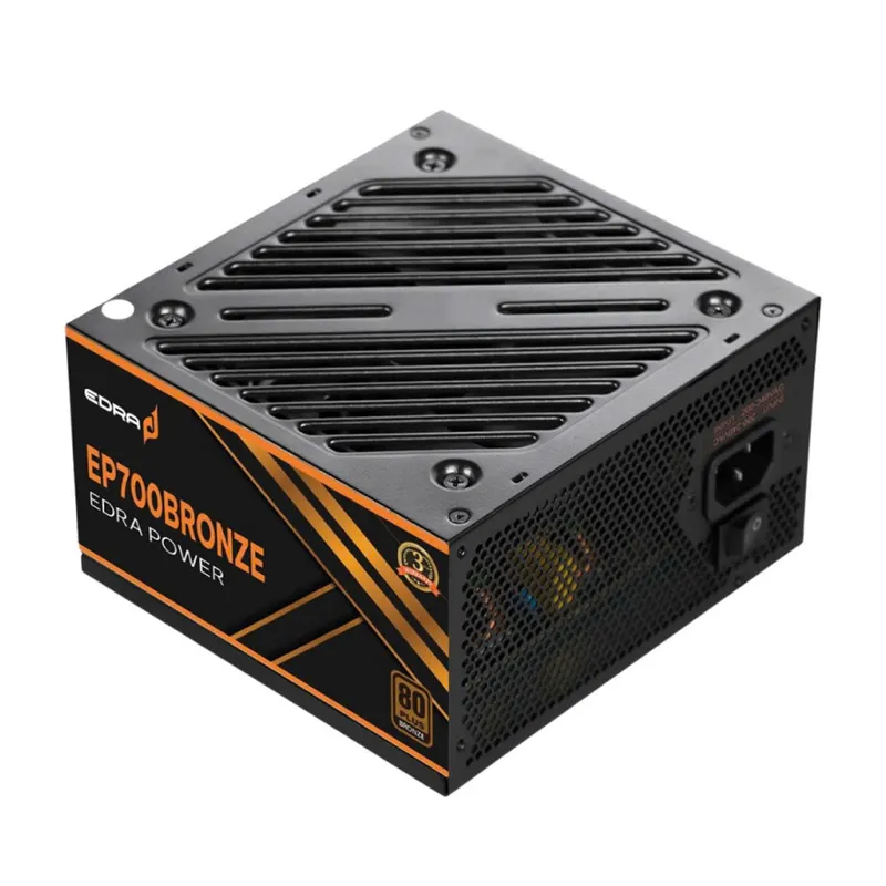 Nguồn Máy Tính E-Dra EP700 650W 80 Plus Bronze | Non Modular, ATX, Đen
