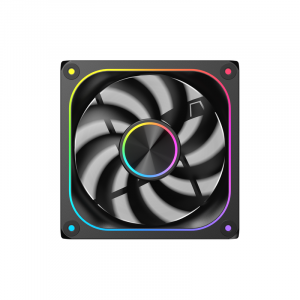 Quạt tản nhiệt PC Xigmatek Infinity Pro 8 | 120mm, ARGB, Gió thuận, Đen (EN49538)