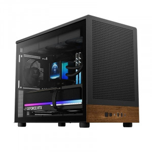 Vỏ Case Case Gamdias Athena M4M | M-ATX, Mặt Gỗ