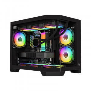 Vỏ Case LinkTech Shiva (Chưa Kèm FAN) - Đen