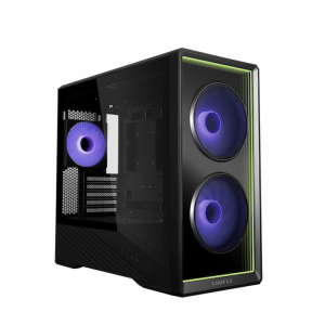 Vỏ Case Lian Li Vector V150 INF (Kèm sẵn 3 Fan ARGB) (CASELLV150INFX) | M-ATX/Mini-ITX, Kính cường lực, Đen