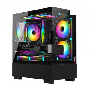 Vỏ Case Magic MIX-Tower Đen | Micro ATX, không fan