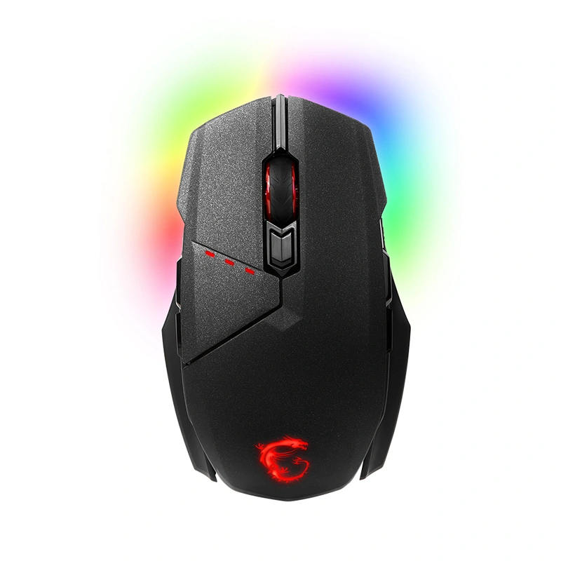 Chuột Gaming Không Dây Msi Gaming Clutch Gm70 Rgb (Đen)