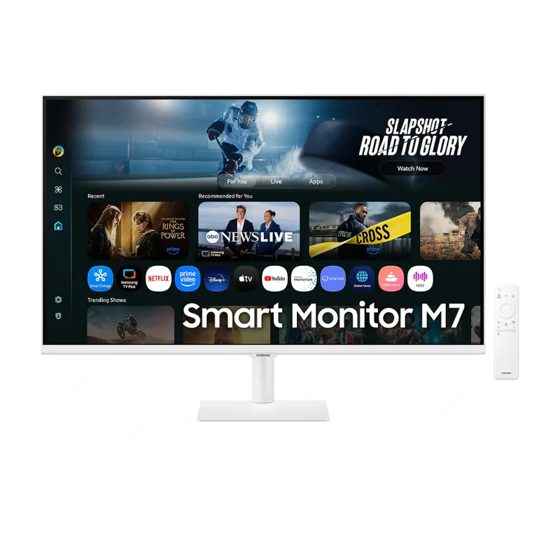 Màn Hình Máy Tính Thông Minh 4k Samsung Vision AI LS32FM701UEXXV | 32 inch, UHD, VA, 60Hz, Wifi, BT, remote, trắng
