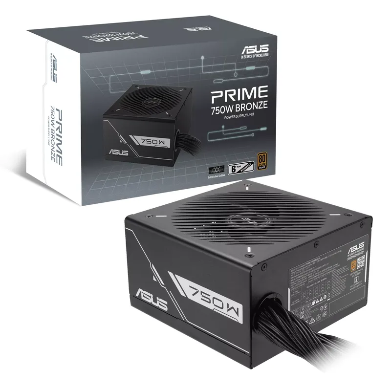 Nguồn Máy Tính ASUS Prime 750W Bronze - Đen | 80 Plus (90YE00Y0-B0NA00)