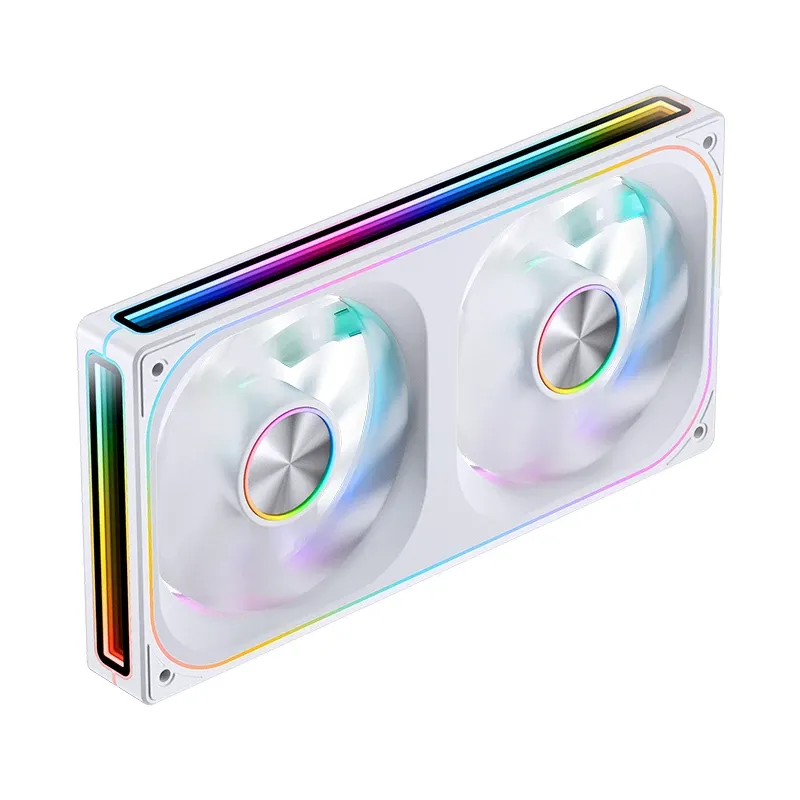Fan Case liền khối Jonsbo ZA-240 ARGB - Trắng, gió thuận