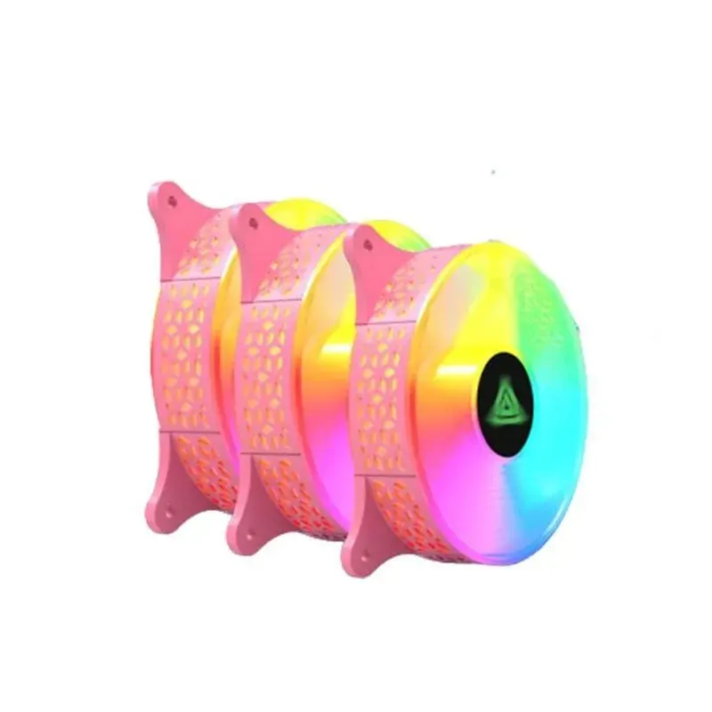 Bộ Kit 3 Fan VSP V400C LED RGB Hồng (01 Hộp có 3 Fan/Hub/Remote)