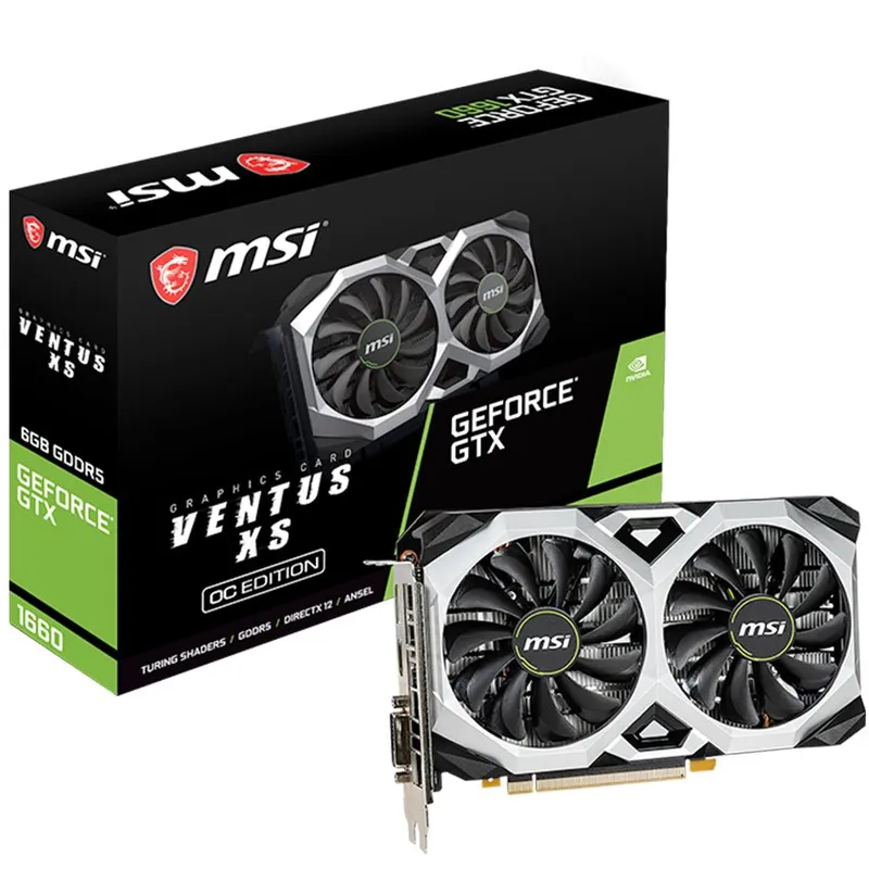 Card màn hình cũ Msi Gtx 1660 Ventus Xs Oc