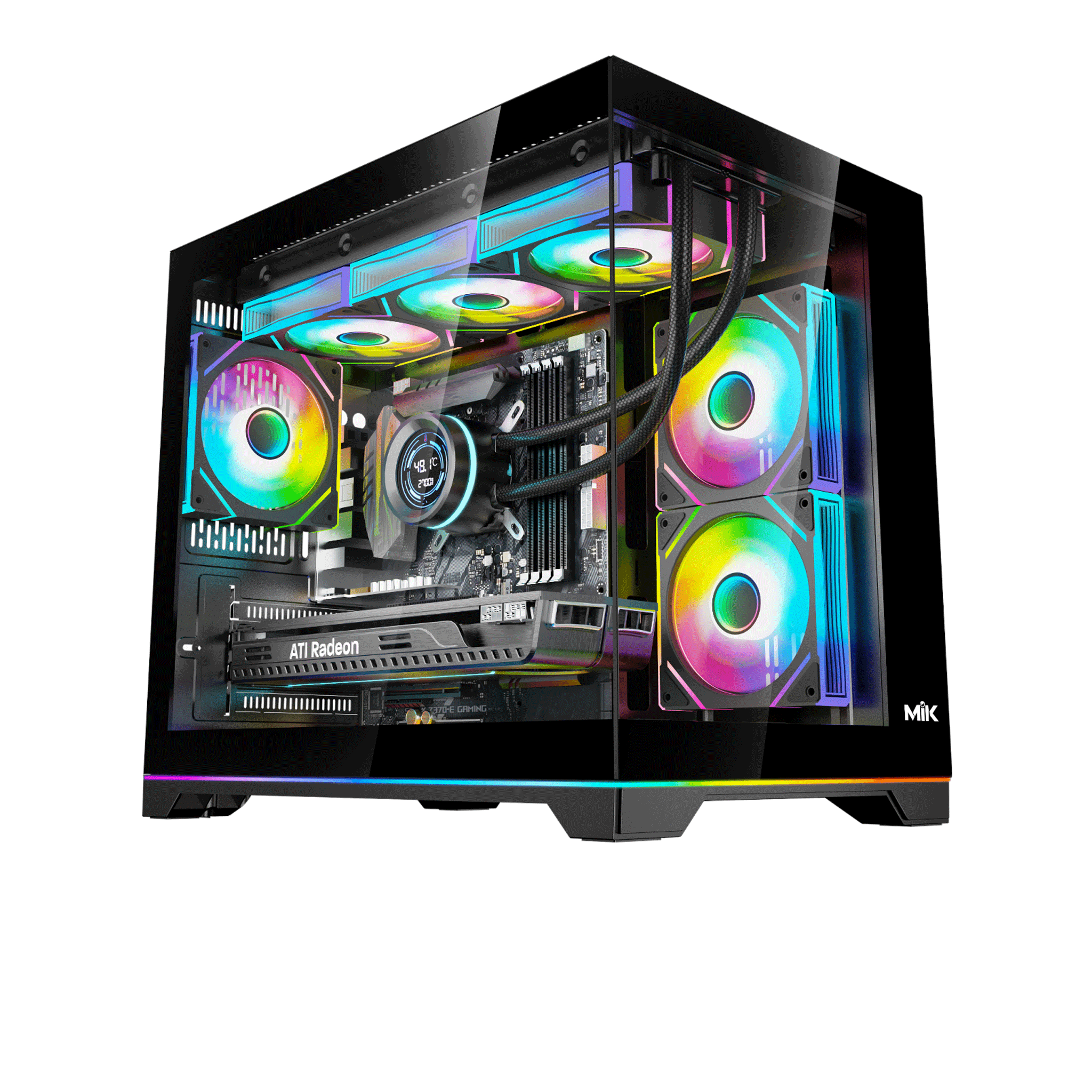 Vỏ Case MIK G7 Led Strip (M-ATX)