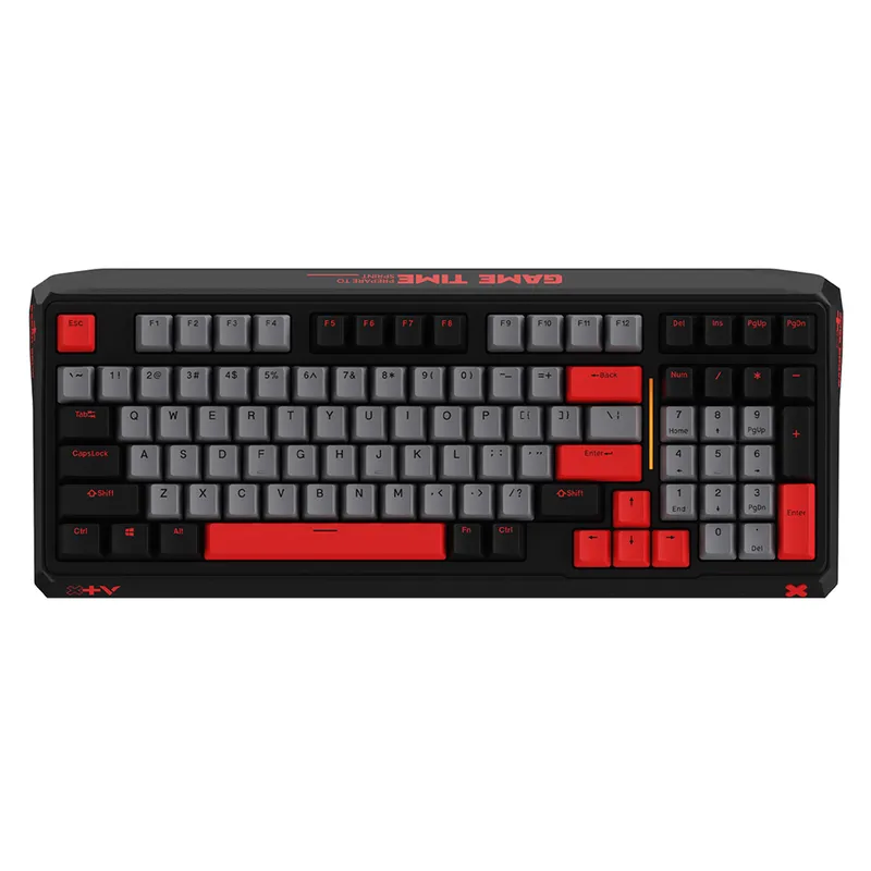 Bàn phím cơ Gaming Rapoo | Grey Black Red, Red Switch