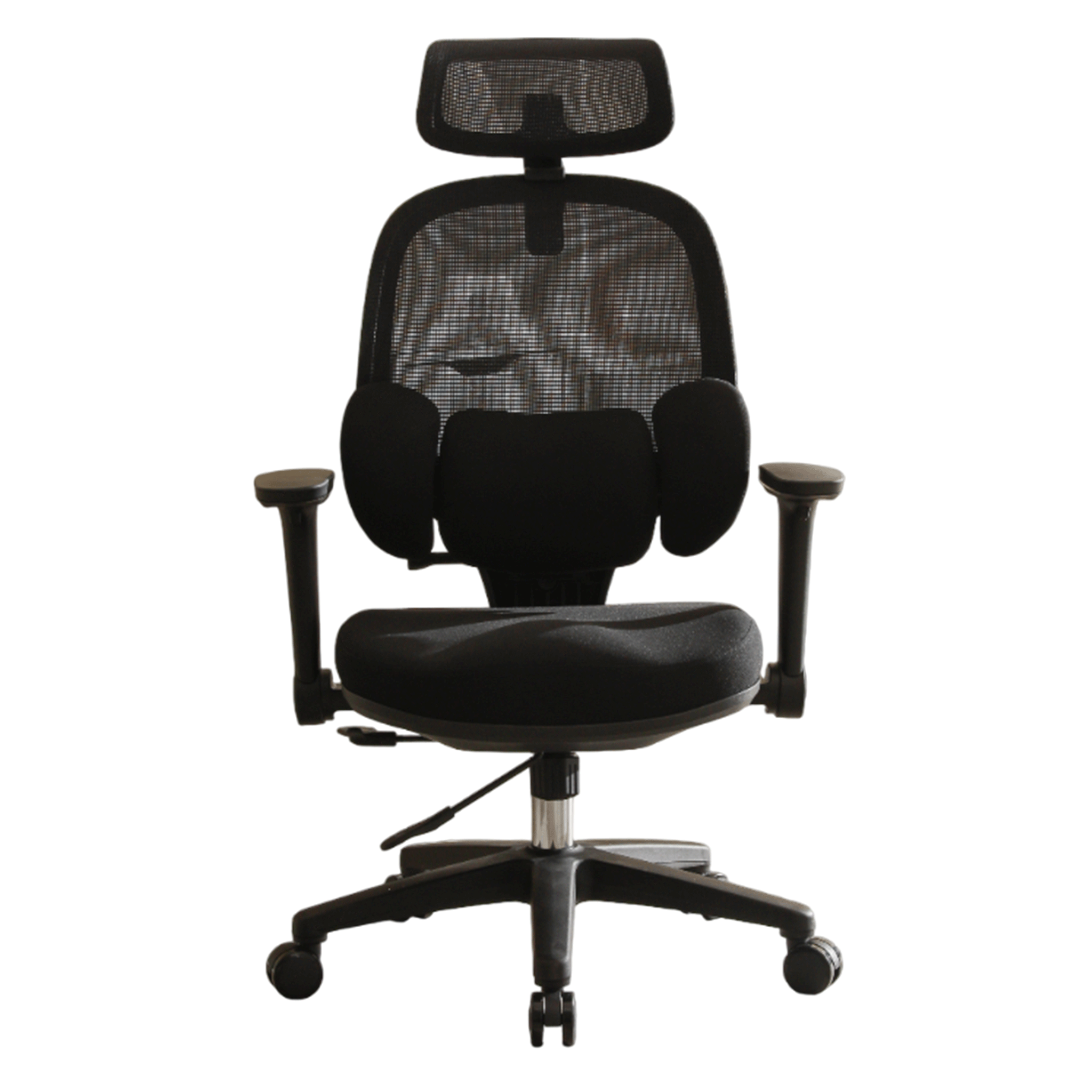 Ghế công thái học Manson E3 Lite | Butterfly Wing, đen, piston class 3, tay 2D, tựa đầu 2D