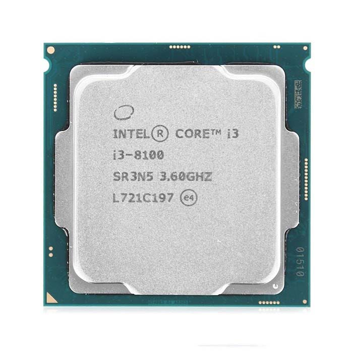 [Xả Hàng] CPU Tray Intel Core i3 8100 (3.60 GHz, 4 nhân, 4 luồng, LGA 1151, Cache 6MB)