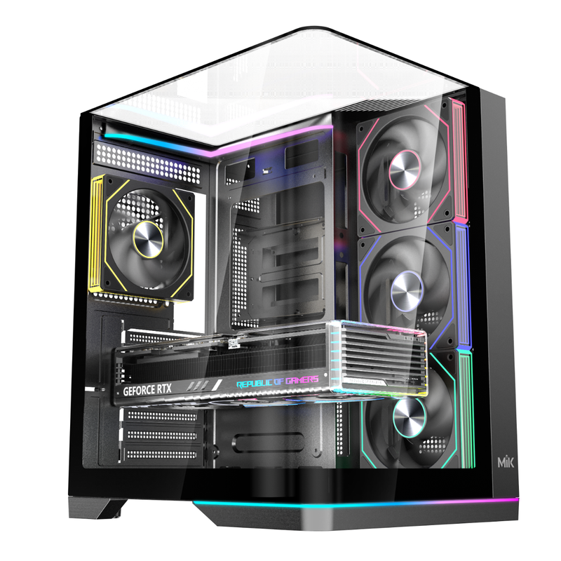 Vỏ case MIK G8 Nova X (F-ATX) Trần Kính (Không kèm Fan)
