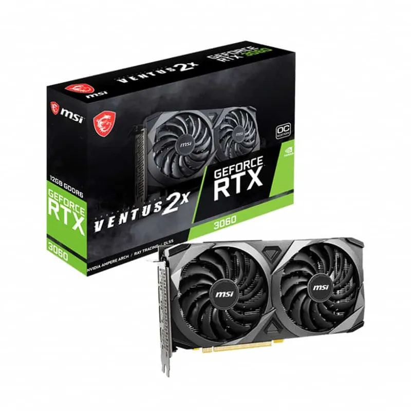 Card Màn Hình Msi Rtx 3060 Ventus 2X Oc 12GB TEST