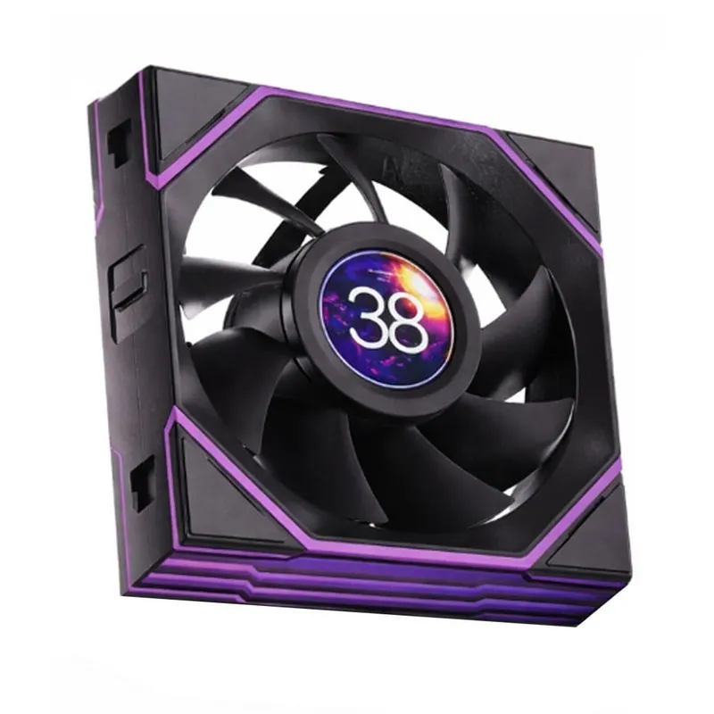 Quạt tản nhiệt PC Leopard Interstellar V4 LCD | 120mm, ARGB, Gió thuận, LCD, Đen