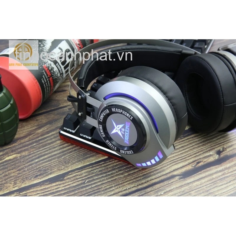 Tai Nghe Over-Ear Eaglend F6 (Bạc)