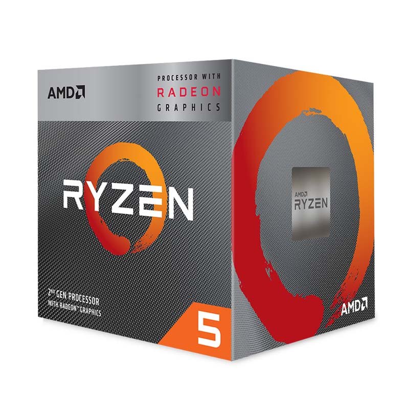 CPU Amd Ryzen 5 3400G Box Cũ (3.7GHz turbo up to 4.2GHz, 4 nhân, 8 luồng, AMD AM4)