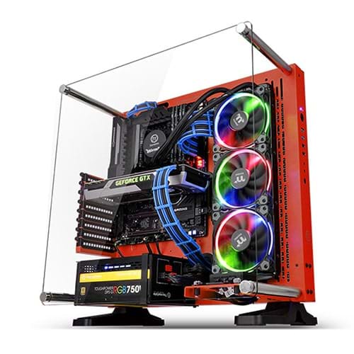 Vỏ Case Thermaltake Core P3 Red Tempered Glass