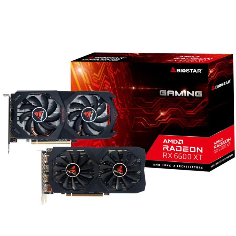 Card màn hình cũ Biostar RX 6600 8GB DDR6 2 Fan