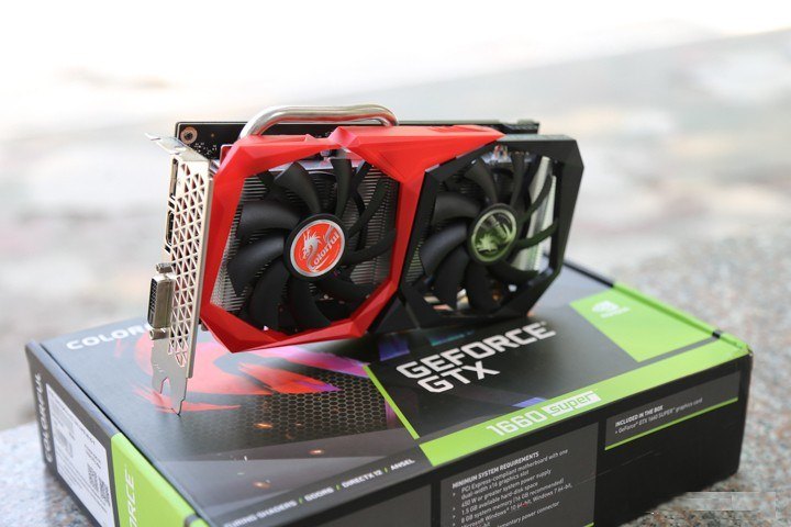 Card màn hình cũ Colorful Gtx 1660 Super