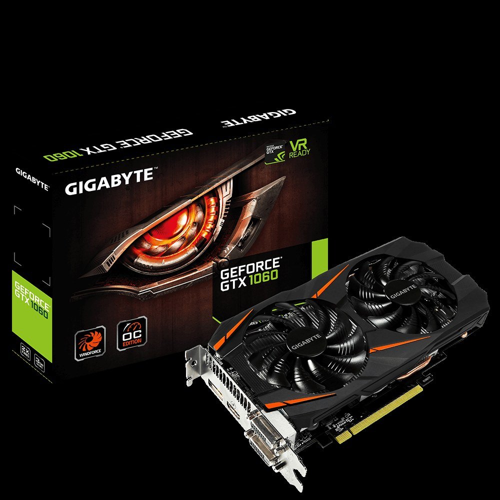 Card màn hình Cũ GIGABYTE GTX 1060 3GB 1 fan