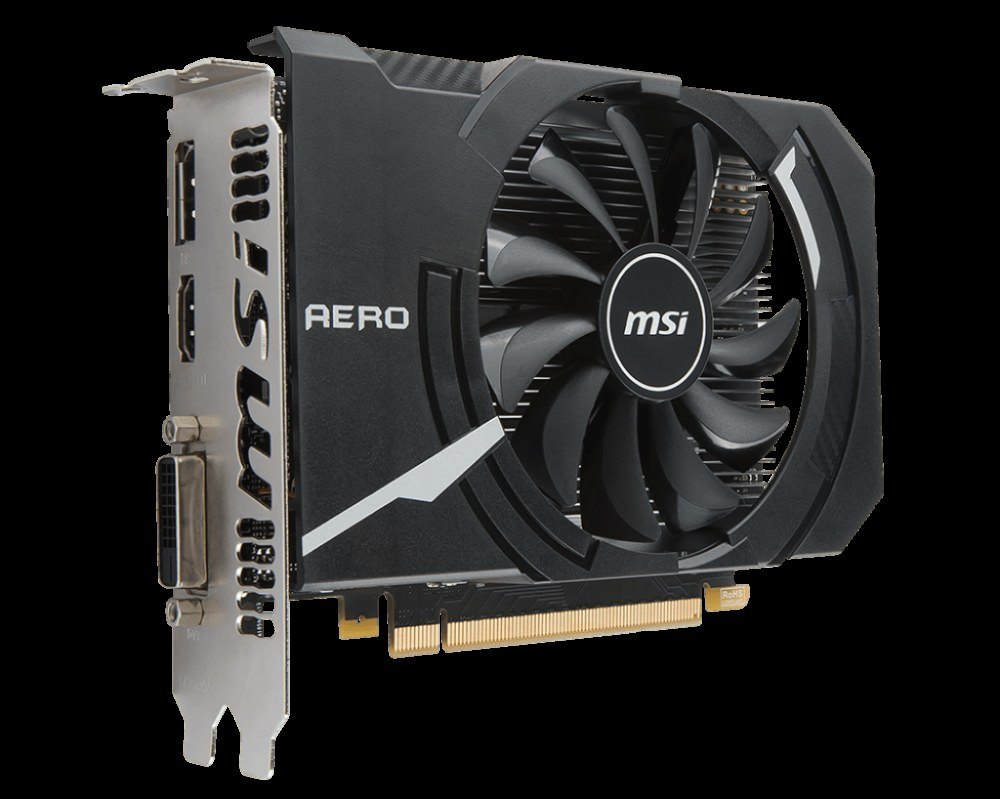 Card màn hình cũ MSI AERO 1050 2gb