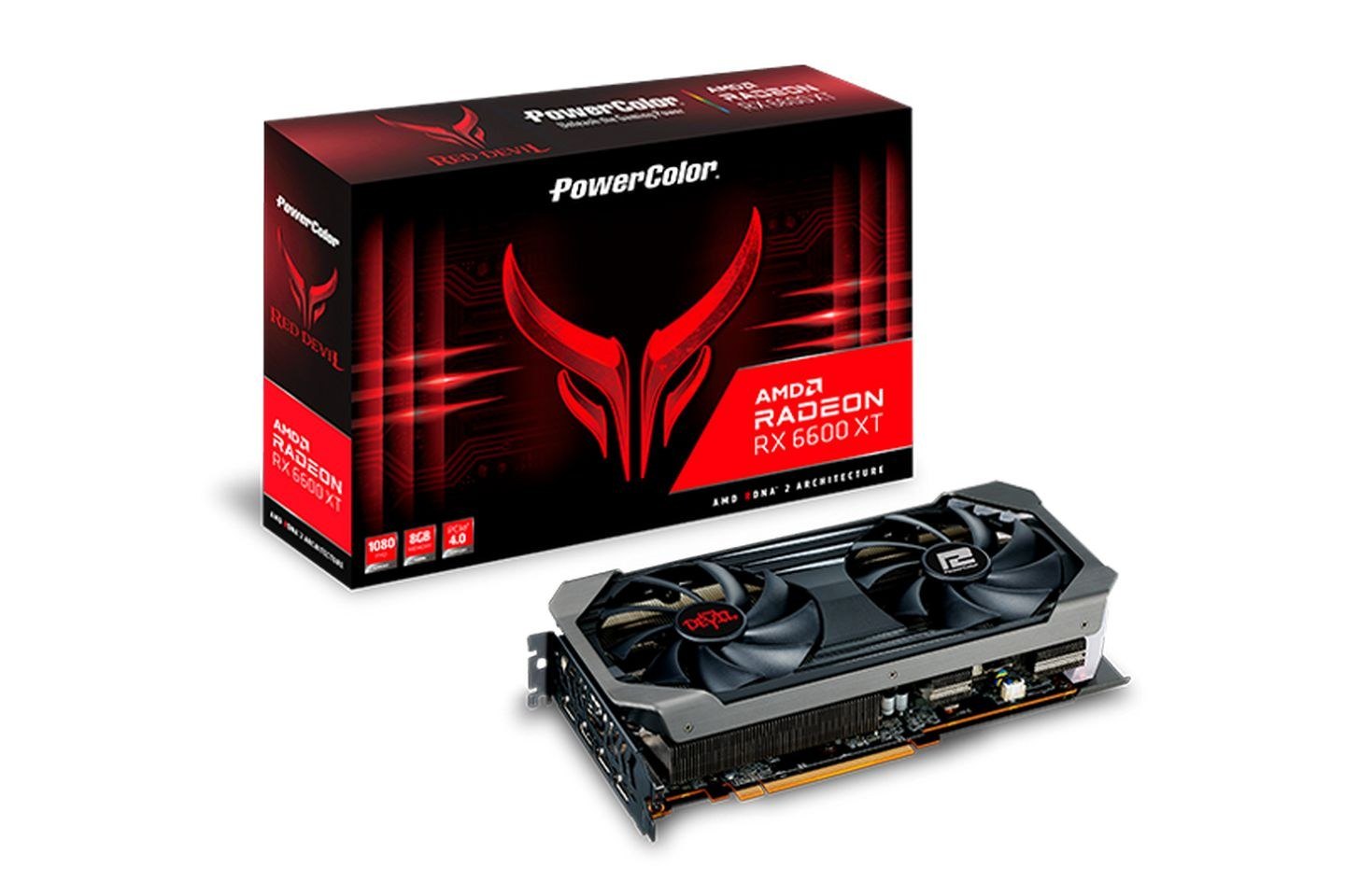 Card màn hình cũ PowerColor Red Devil RX 6600XT 8GB GDDR6