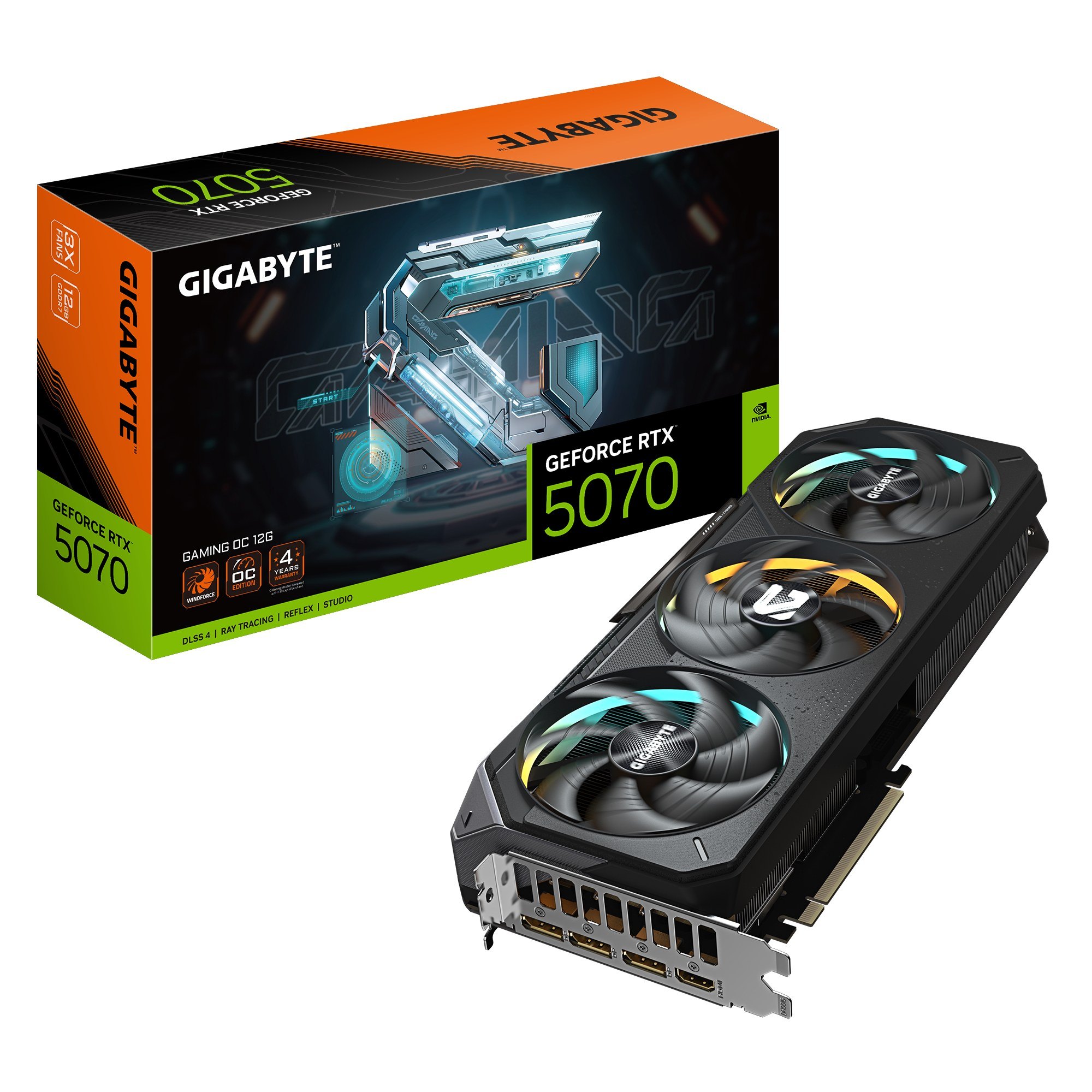 Card màn hình Gigabyte RTX 5070 GAMING OC 12G