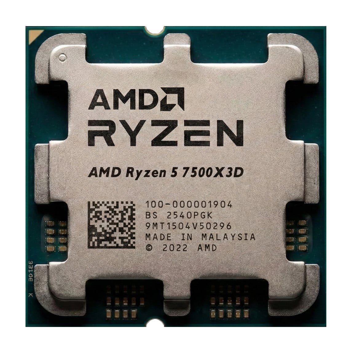 CPU AMD Ryzen 5 7500X3D | AM5, 6 Nhân/12 Luồng, Max 4.5 GHz | No Box (100-000001904)