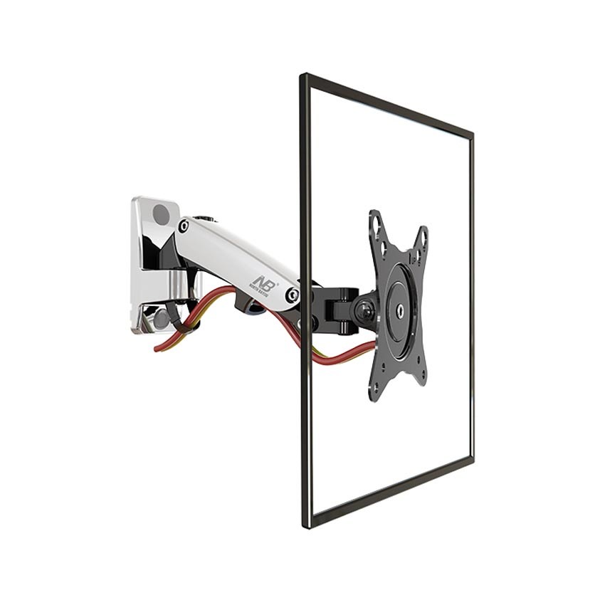 Giá treo màn hình North Bayou F120 | 17"-27", Màu xám, Treo tường